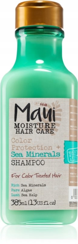 Maui Moisture Colour Protection + Sea Minerals szampon rozjaśniający i toni
