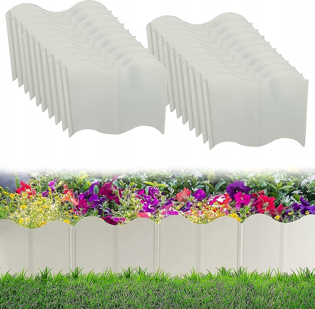 40 Pack Interlocking Garden Edging 15 X 14cm 12829052751 oficjalne