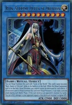 YUGIOH - Ruin, Supreme Queen of Oblivion (CYHO)