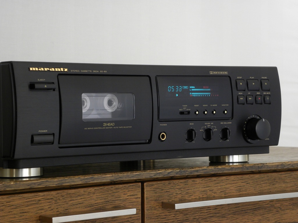 MARANTZ SD-63 - świetny magnetofon kasetowy 3 głowice