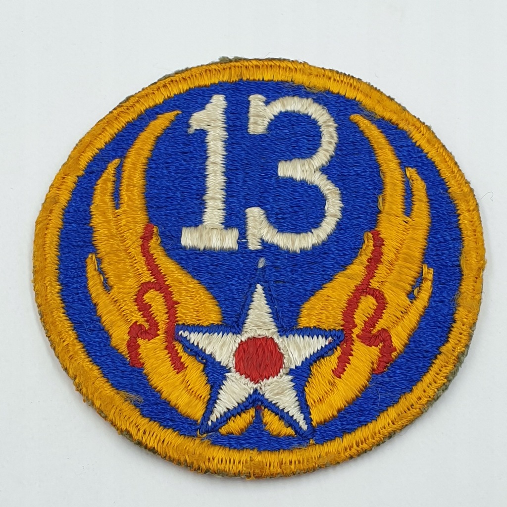Naszywka 13 Armia Lotnicza II wojna 1942-1945 oryginał