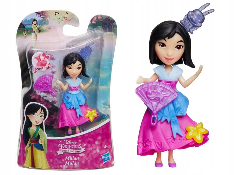 Disney KSIĘŻNICZKI Mini FIGURKA Snap Ins MULAN