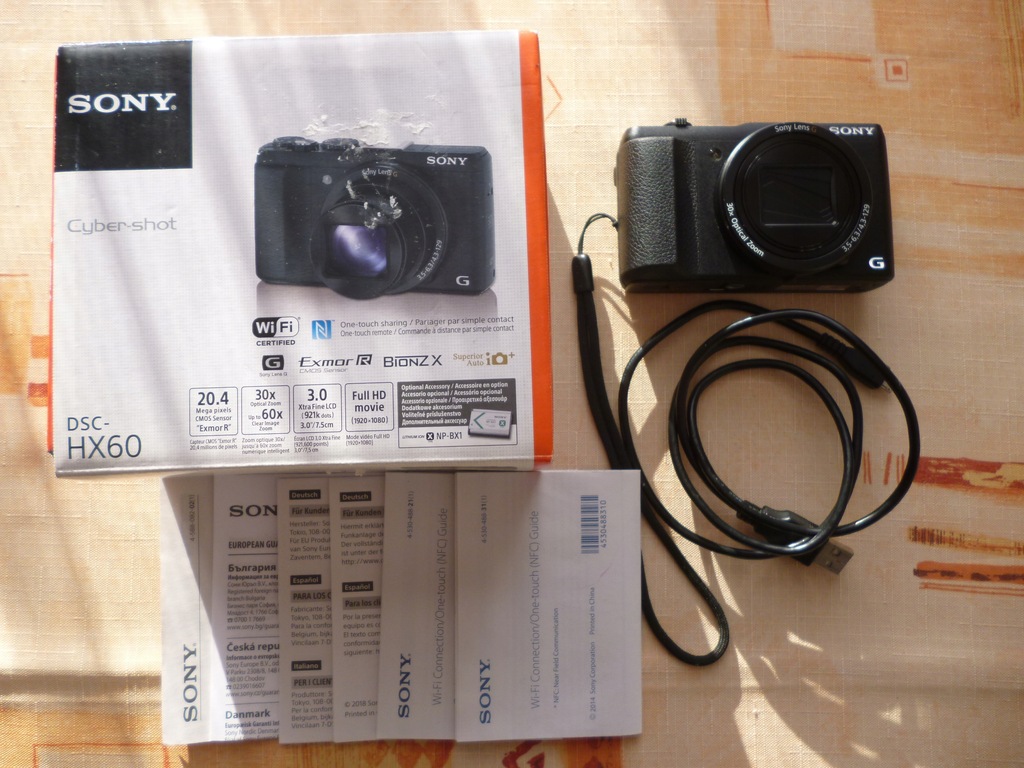 Sony Cyber-shot DSC-HX60 w idealnym stanie