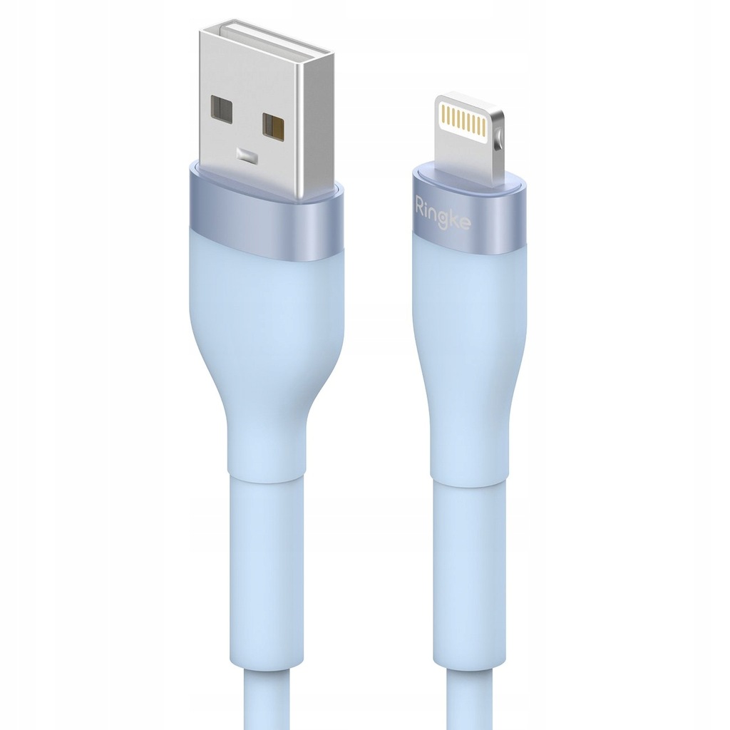 Ringke kabel USB-A - Lightning 480Mb/s 12W 2m niebieski (CB09987RS)