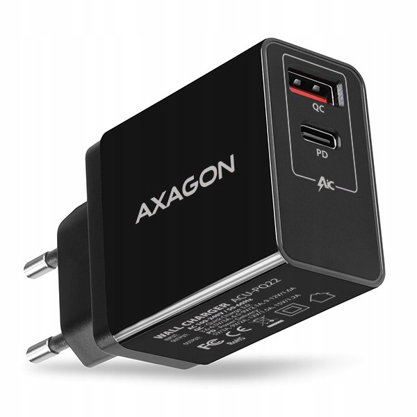 Ładowarka AXAGON ACU-PQ22(USB 2.0Brak informacjimA