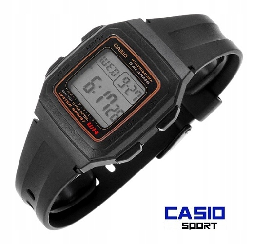 CASIO F-201WA 9A DO SZKOŁY ALARM STOPER WR W-wa