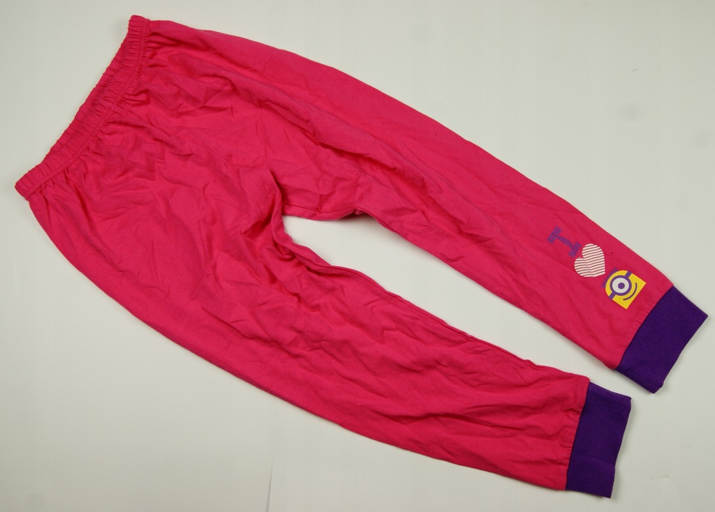 #99 ST BERNARD 6-7 lat Piżamowe spodnie Minionki