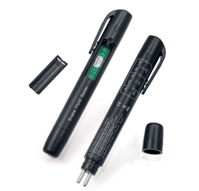 TESTER MIERNIK PŁYNU HAMULCOWEGO 5-DIODOWY LED PL