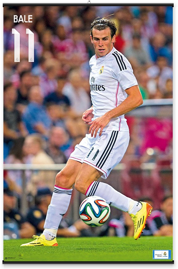 Купить Реал Мадрид Гарет Бэйл - постер 61x91,5 см: отзывы, фото, характеристики в интерне-магазине Aredi.ru