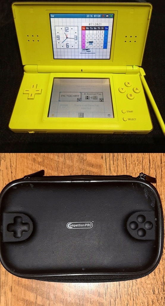 KONSOLA NINTENDO DS LITE ZIELONA KOMPLET +ETUI