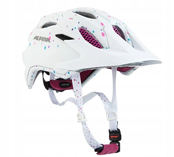 Kask rowerowy Alpina Carapax JR. biały 51-56 cm