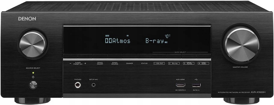 Купить Ресивер для домашнего кинотеатра Denon AVR-X1600H 7.2: отзывы, фото, характеристики в интерне-магазине Aredi.ru