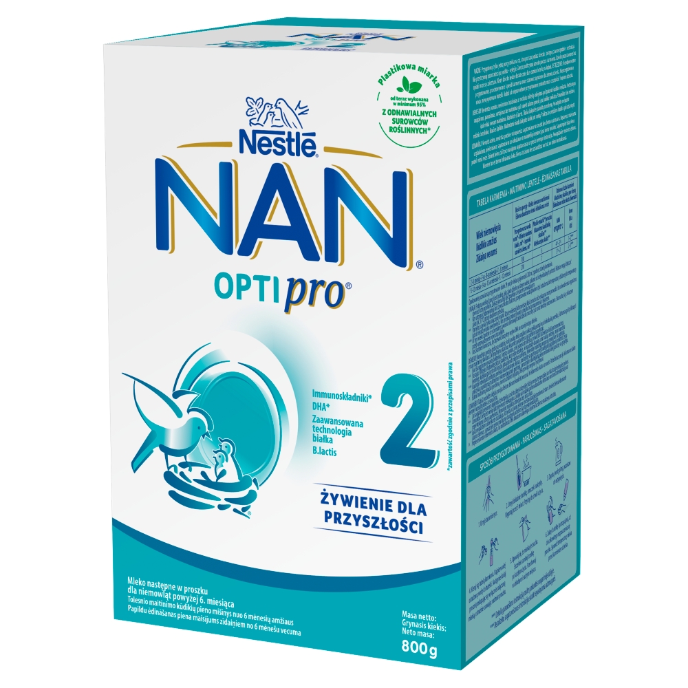 NESTLE NAN OPTIPRO 2 mleko następne 800g