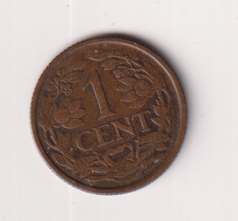Holandia 1 cent 1918 ladny stan