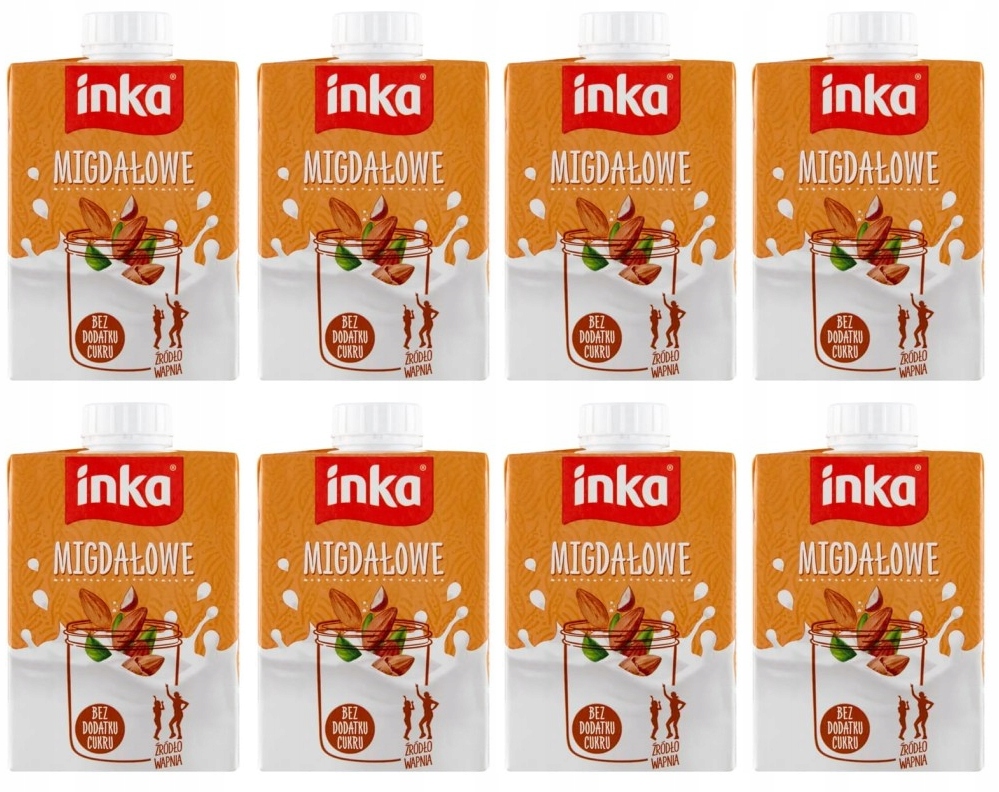 8x Inka Napój Migdałowy 0,5l