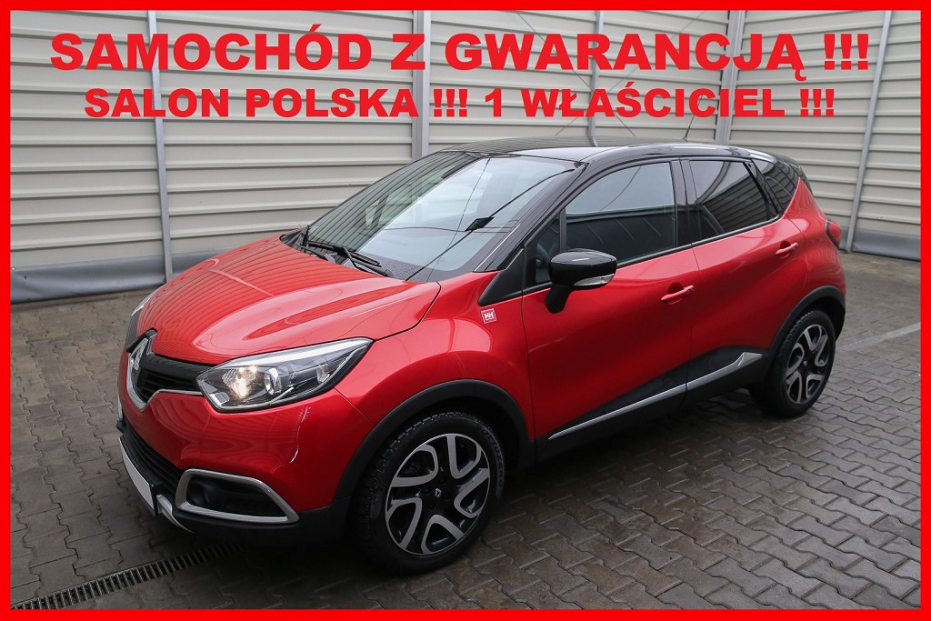 Renault Captur AUTOMAT + Salon PL + 1 WŁ.+ 100 Se