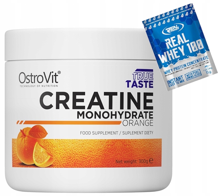 OstroVit Creatine 300g Orange monohydrat masa siła