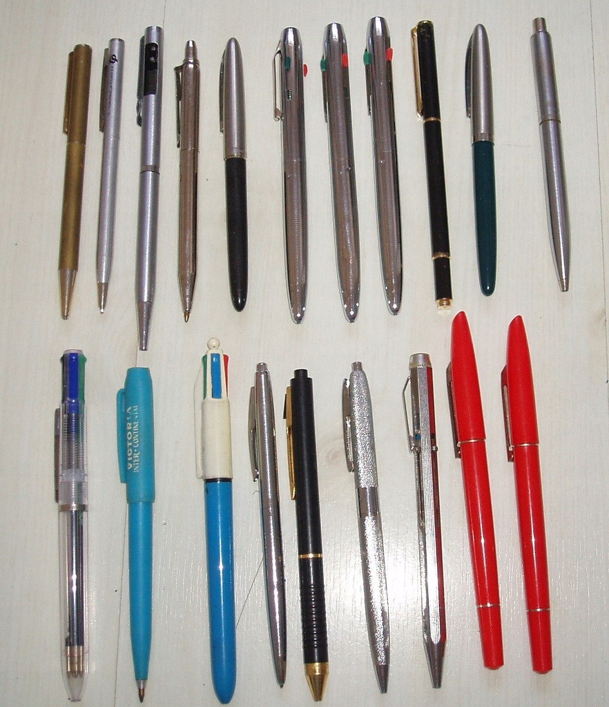 Długopisy różne - 20 sztuk
