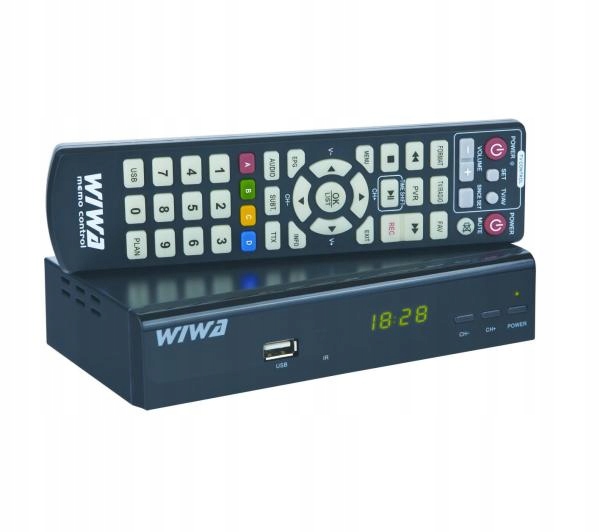 Tuner DVB-T Wiwa HD-90 Memo Kanały SD, HD PVR EPG
