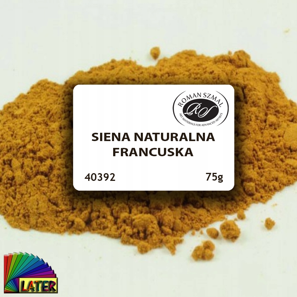 Pigment siena naturalna francuska 75g 40392 Later