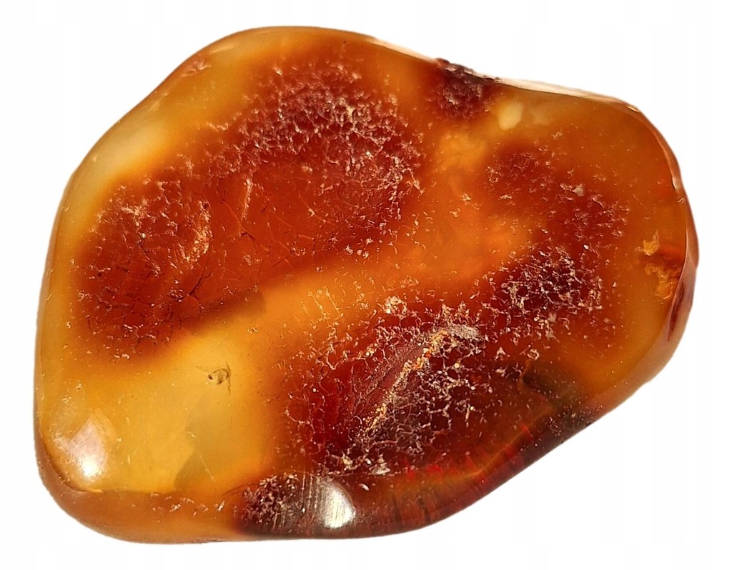 BURSZTYN BAŁTYCKI 42g chmurka polerowany wisior hand made inkluzja koniak