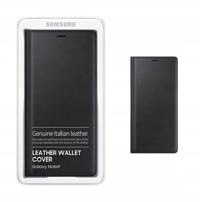 ETUI Samsung Leather Wallet Cover GALAXY NOTE 9