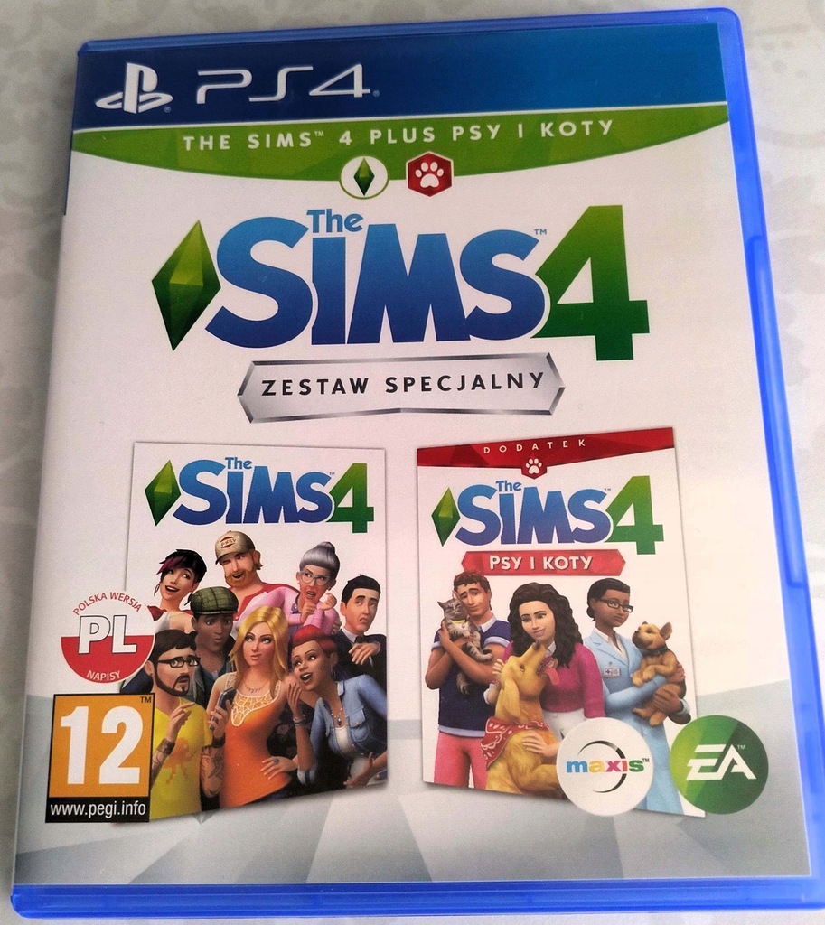 The Sims 4 (PS4) Zestaw specjalny z dodatkiem Psy i Koty