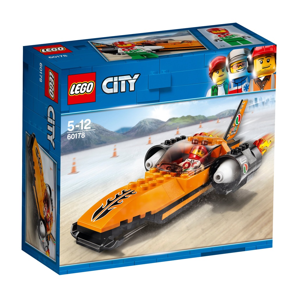 LEGO City Klocki Wyścigowy samochód 60178 7131504508