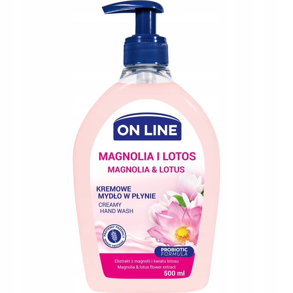 On Line 500ml krem mydło magnolia lotos