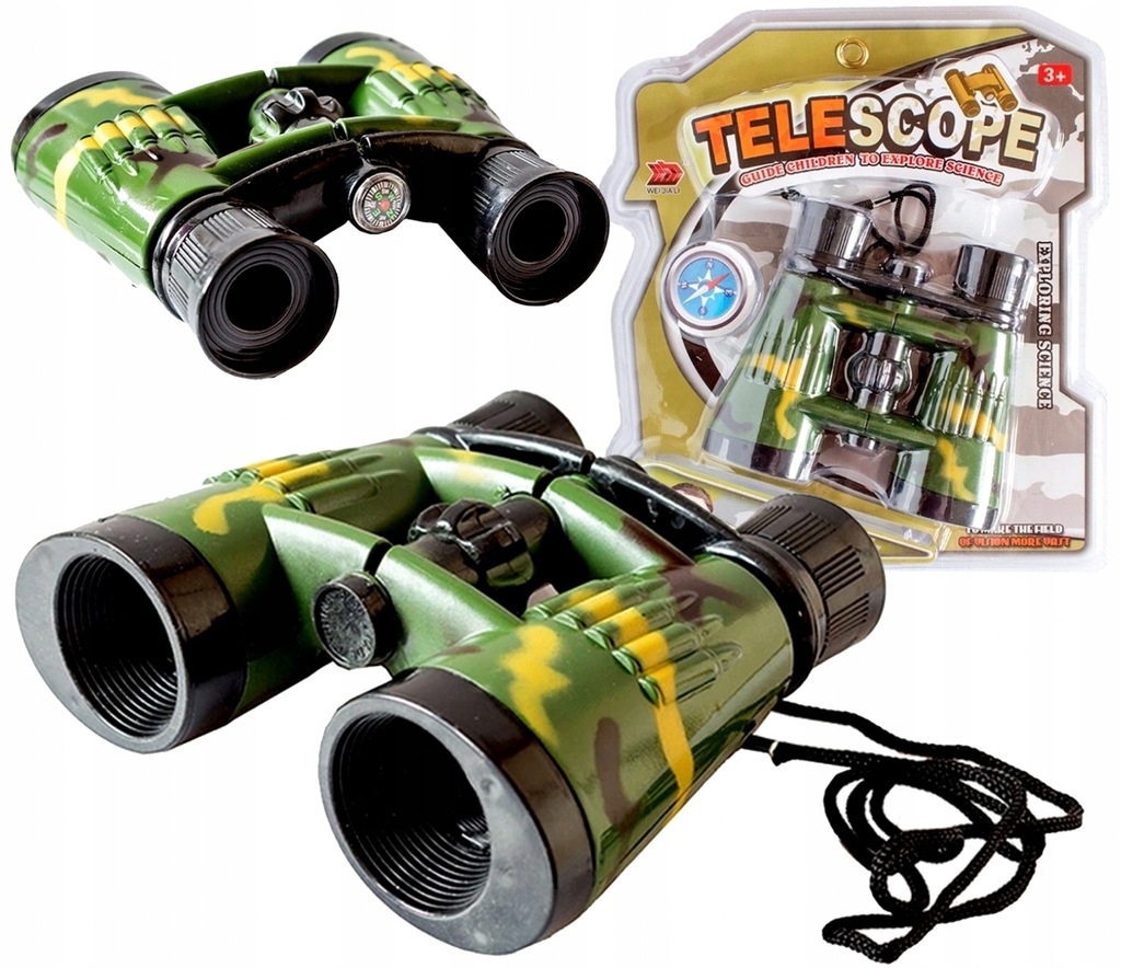 Lornetka ZABAWKOWA Edukacyjna Idealna dla Chłopca do Nauki WYSOKA JAKOŚĆ