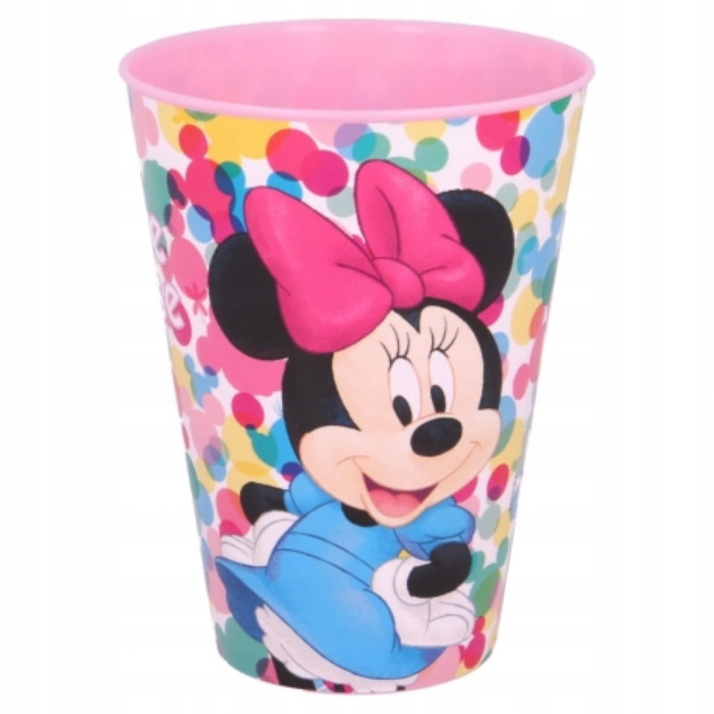 KUBEK PLASTIKOWY DZIECIĘCY MYSZKA MINNIE 430 ML