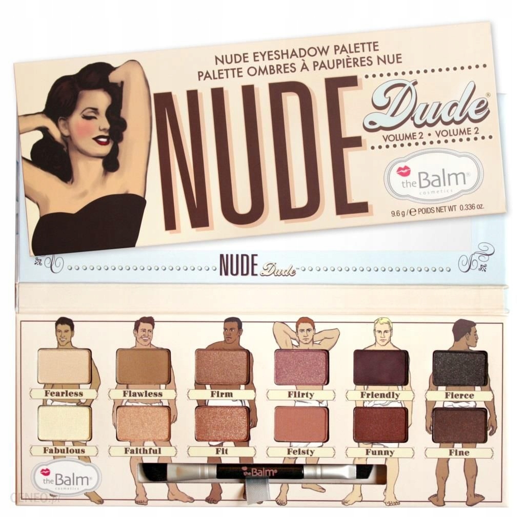 the Balm Nude Dude paleta 12 cieni do powiek