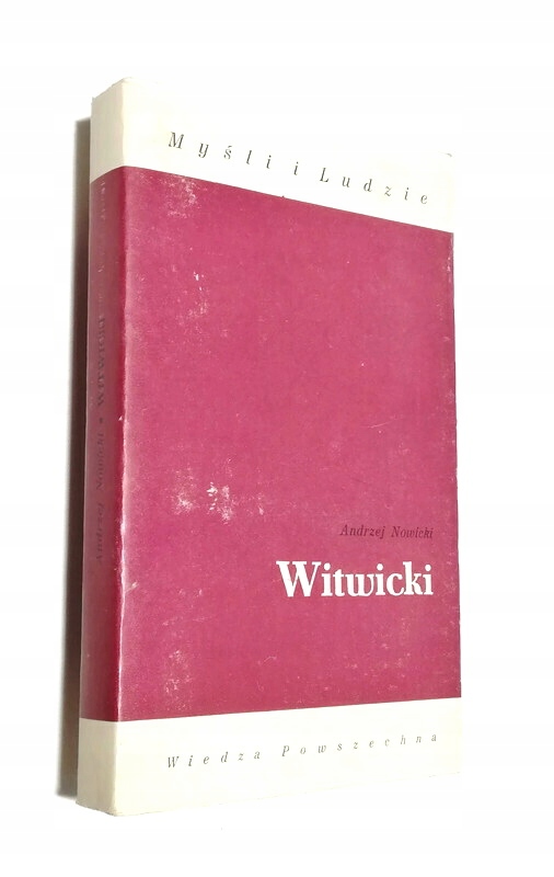 WITWICKI ANDRZEJ NOWICKI MYŚLI I LUDZIE BDB-