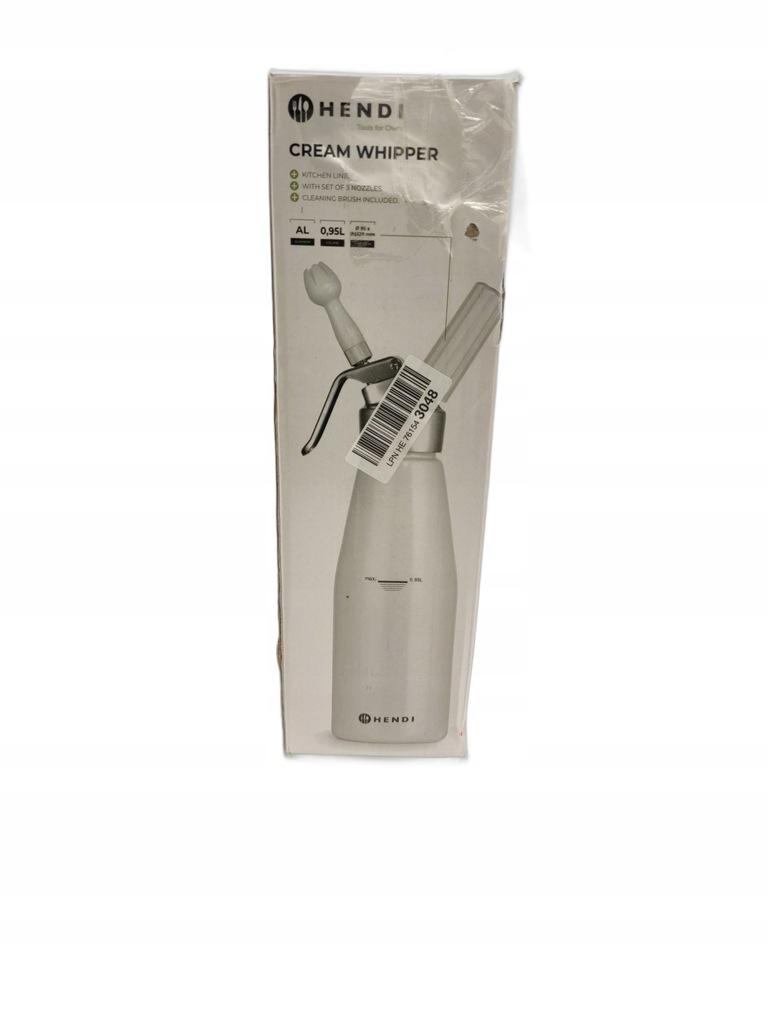 SYFON DO BITEJ ŚMIETANY HENDI 0,95 L