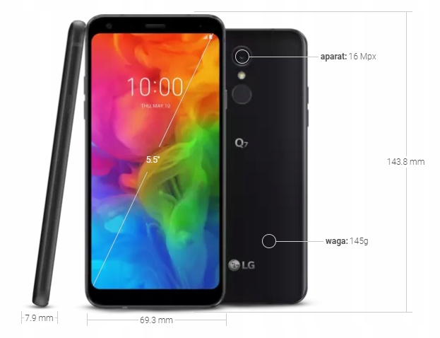 Купить Смартфон LG Q7 (Q610EM) GPS IP68 LTE 3/32 ГБ NFC: отзывы, фото, характеристики в интерне-магазине Aredi.ru