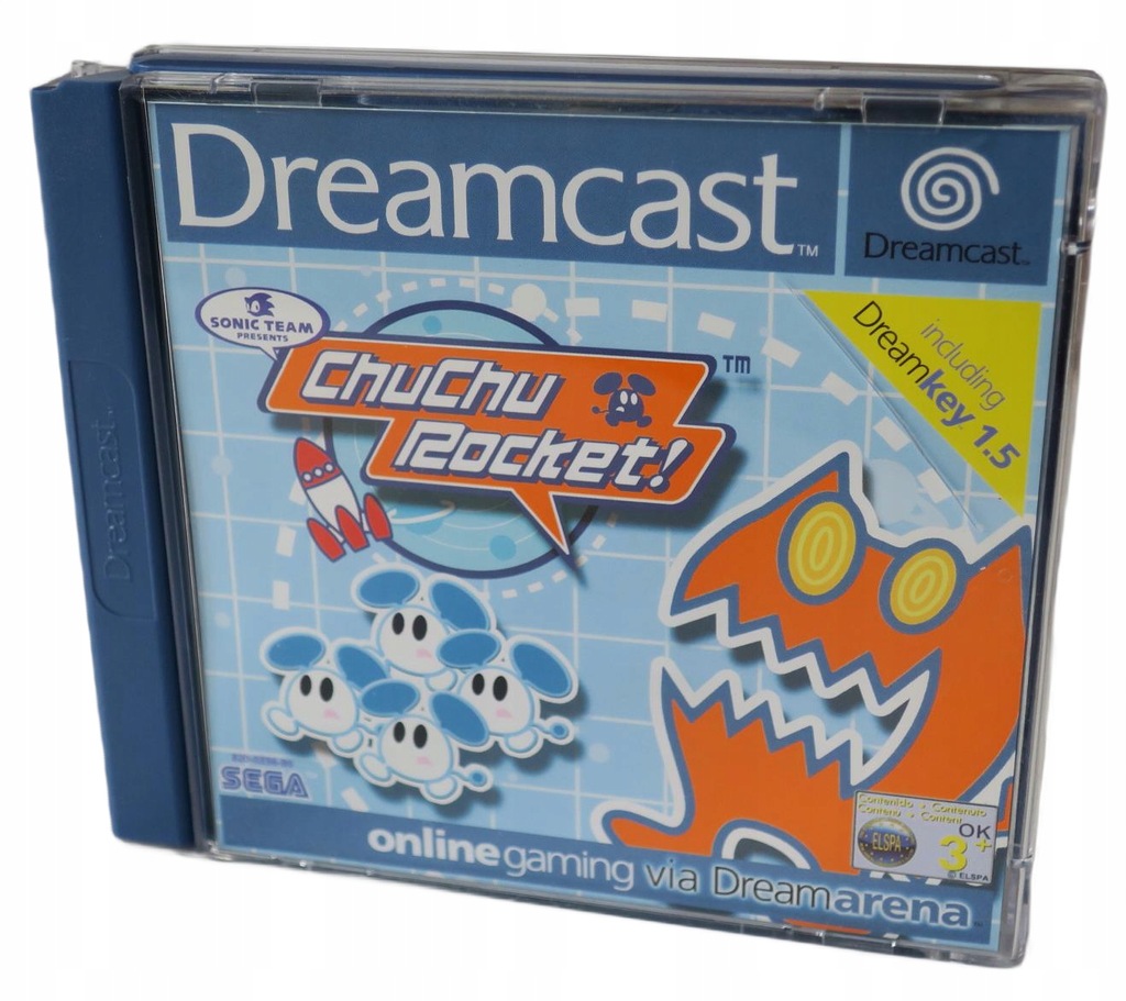 DC CHUCHU ROCKET! + DREAMKEY 1.5 SEGA DREAMCAST