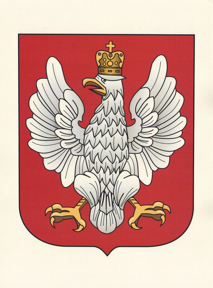 GODŁO POLSKI II RP KORONA Z KRZYŻEM 1926 r reprint