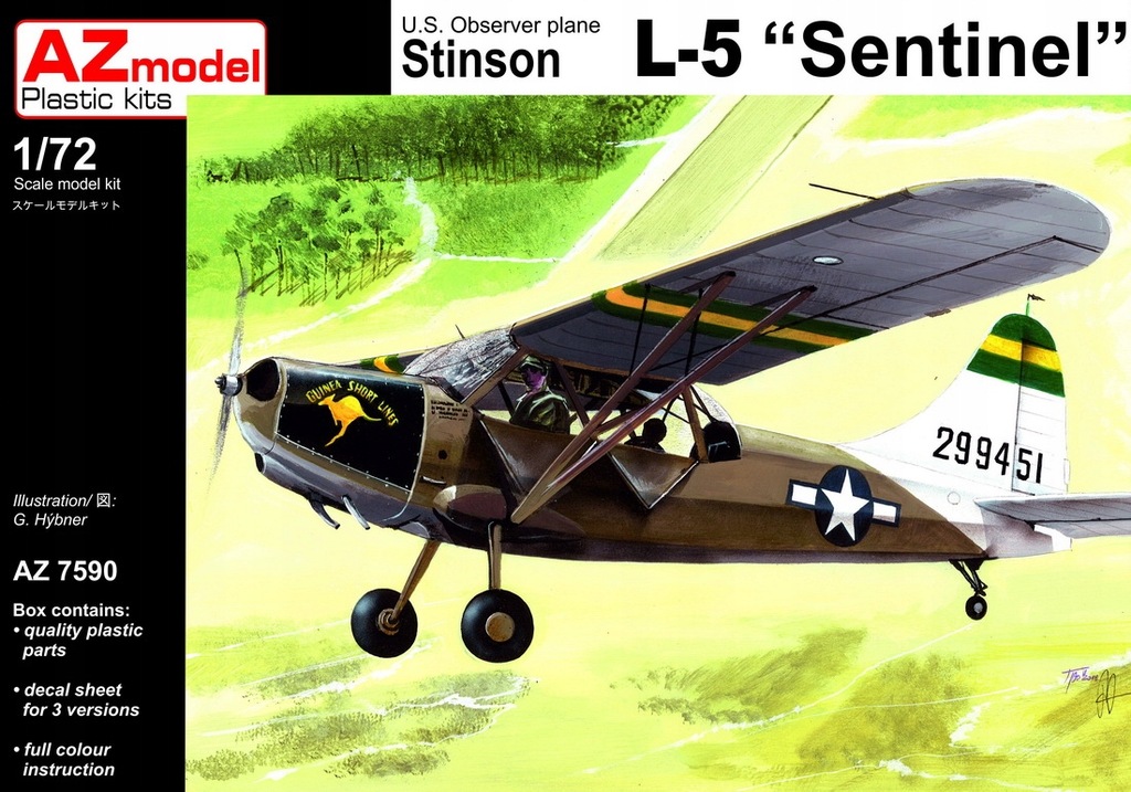 Купить Stinson L-5 'Sentinel' - Модель AZ 1/72: отзывы, фото, характеристики в интерне-магазине Aredi.ru