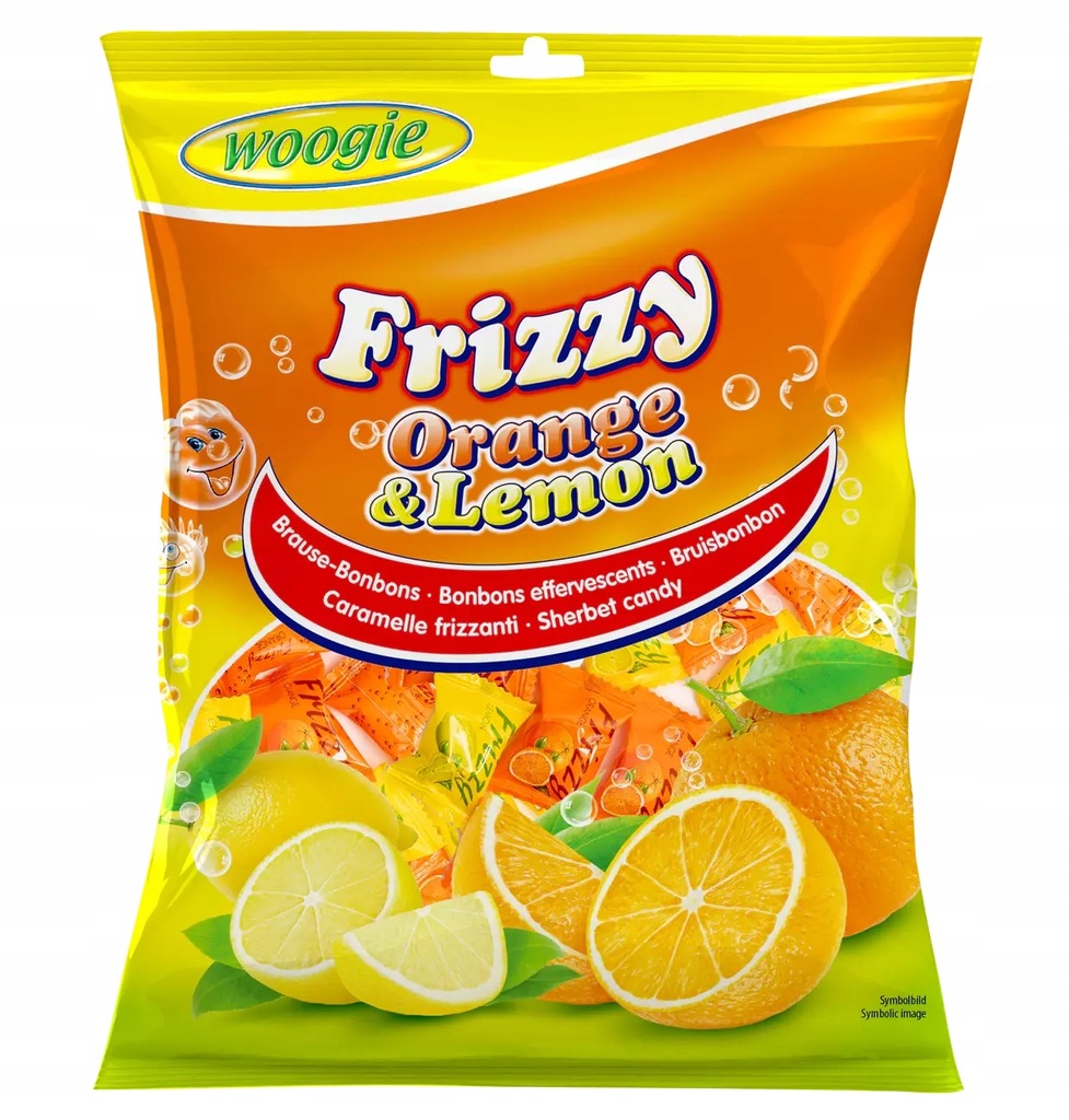 Woogie Bonbons Frizzy Orange & Lemon 170 g