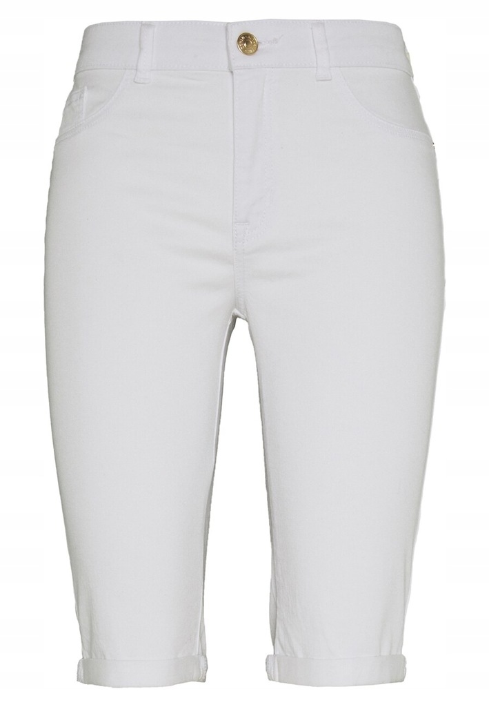 DOROTHY PERKINS TALL SZORTY JEANSOWE BIAŁE 36 1ZAA