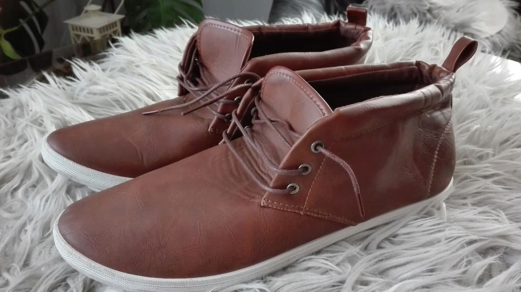 ASOS buty karmelowe r 47 CZYSTE stan bdb