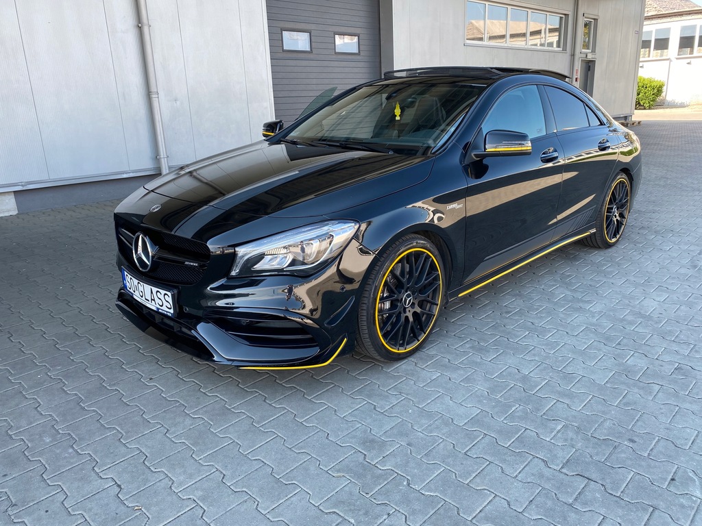 Mercedes Cla 45 Amg Yellow Night Edition Fullopcja 9438966827 Oficjalne Archiwum Allegro