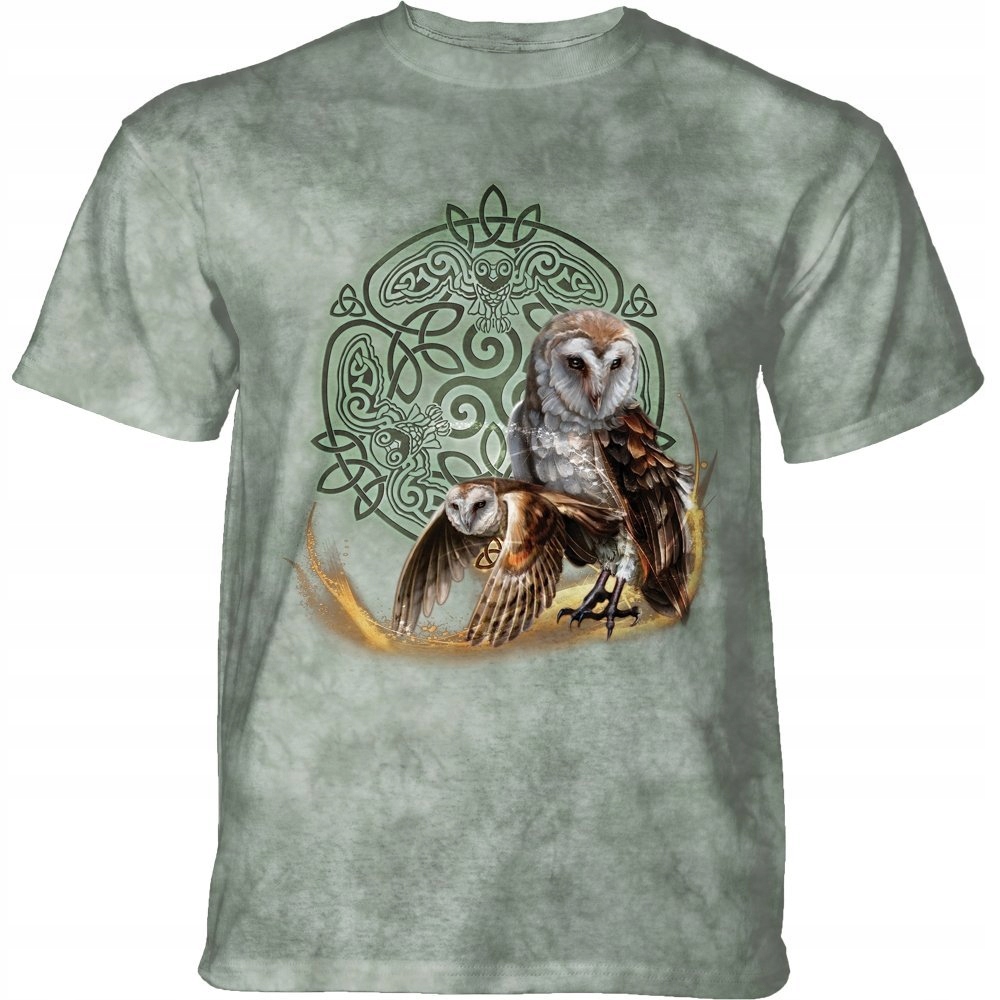 Celtic Owl Magic Green - The Mountain L