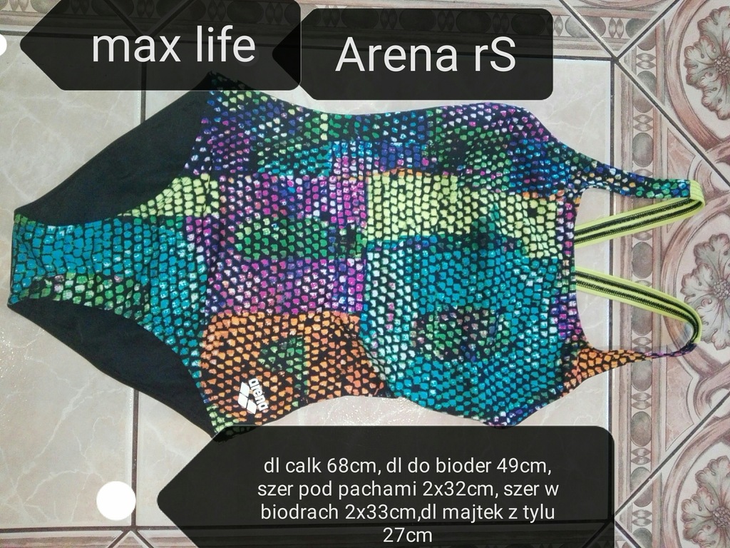 Kostium kąpielowy jednoczęściowy rS max life Arena