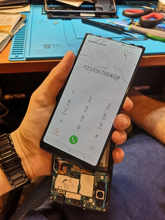 LCD Wyświetlacz dotyk Samsung A7 2018 A750F ORYGI