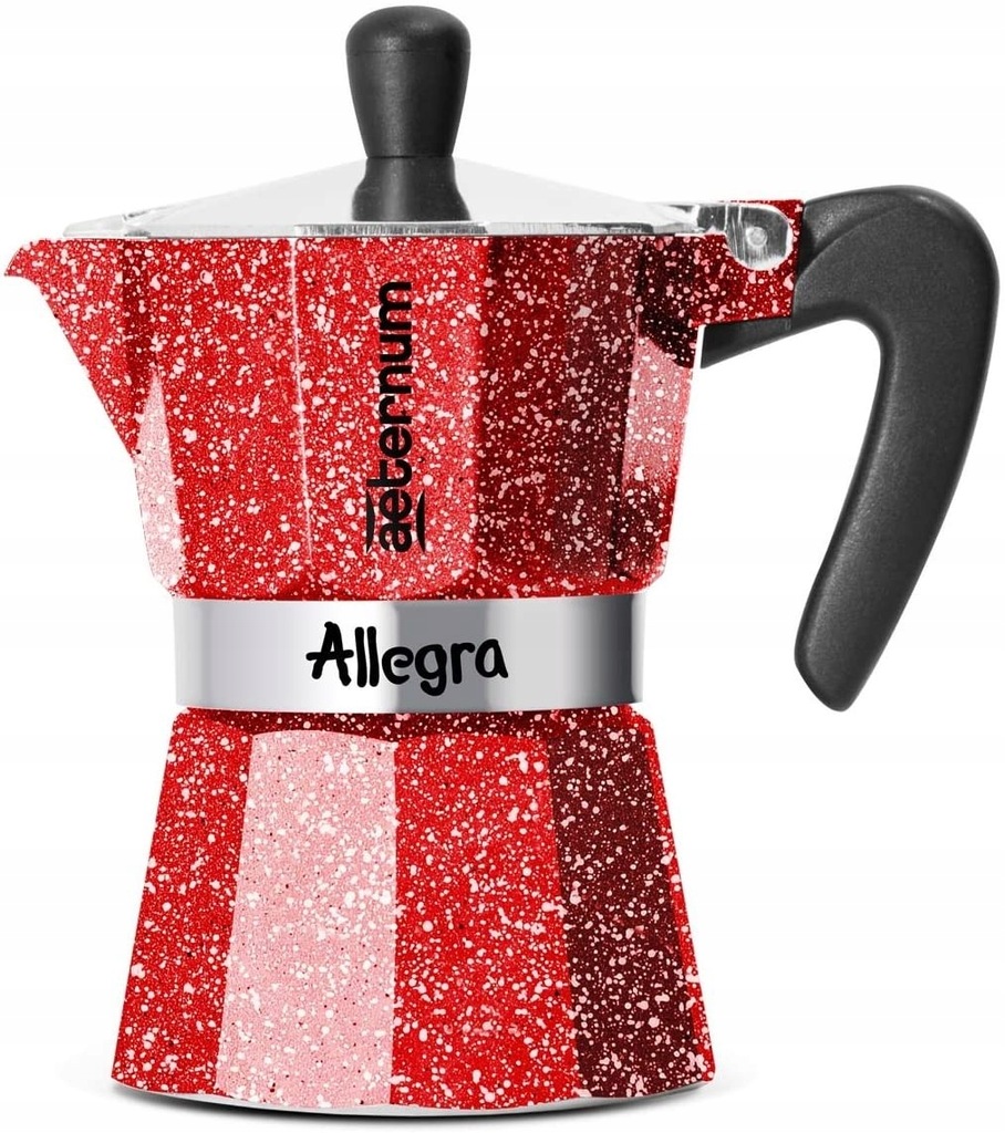 Kawiarka Bialetti Aeternum Allegra 3 filiżanki red