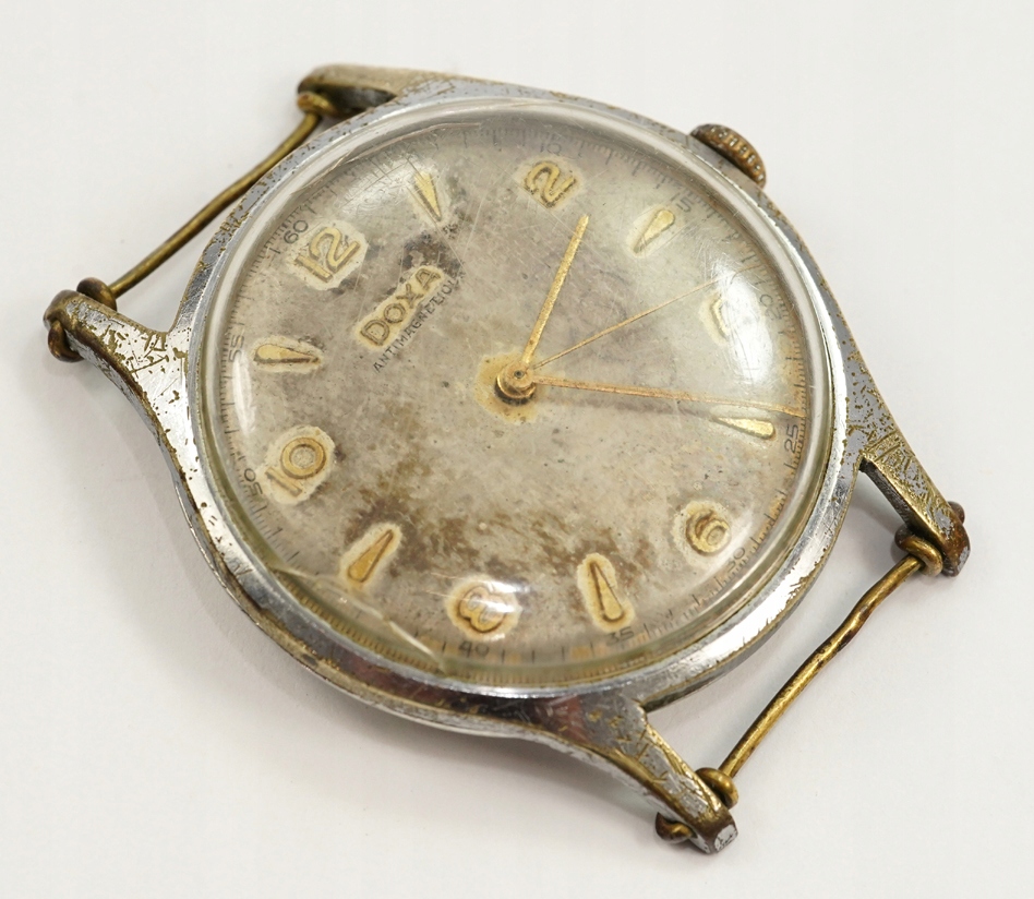 DOXA Antimagnetique Stary męski zegarek naręczny Duża Linia SWISS