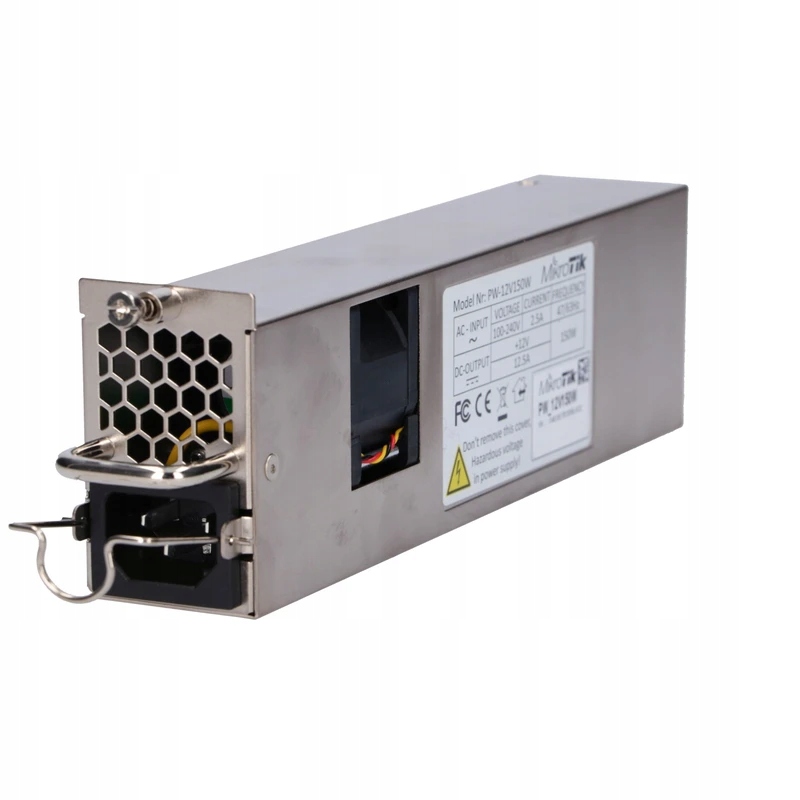 MikroTik 12POW150 | Zasilacz | Hot Swap, 12V, 150W dedykowany dla