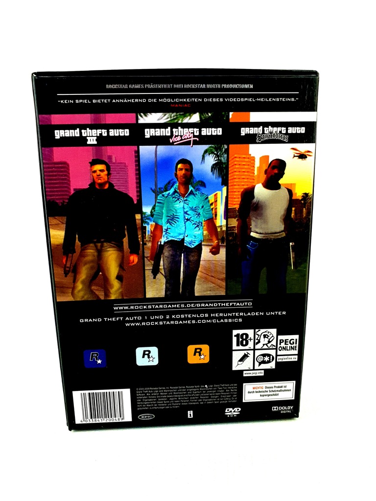 Купить GRAND THEFT AUTO THE TRILOGY GTA TRILOGY PC BOX: отзывы, фото и ...