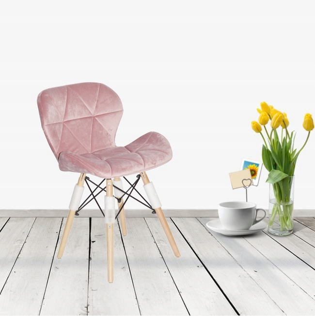 Купить Современный стул с мягкой обивкой в ​​бархатных тонах.: отзывы, фото, характеристики в интерне-магазине Aredi.ru